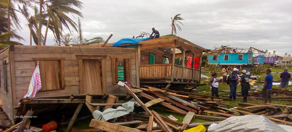 Afectaciones del Huracán Eta en Nicaragua.